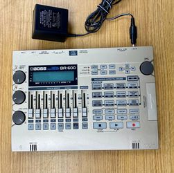 Boss BR-600 Digital Recorder Multitrack w/ Adapter Manual DVD Tested Working