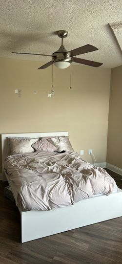 Full size bed mattress and topper