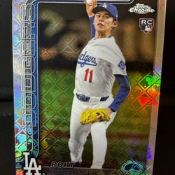 Topps Chrome Roki Sasaki Rookie LogoFractor