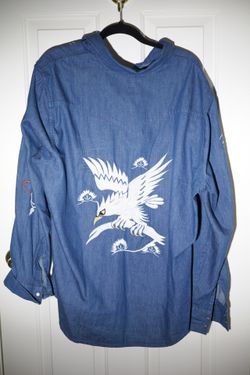 Embroidered Eagle Levi Denim Jacket