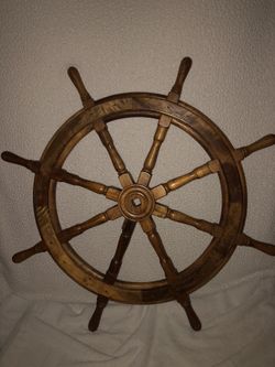 Wood Ships Wheel