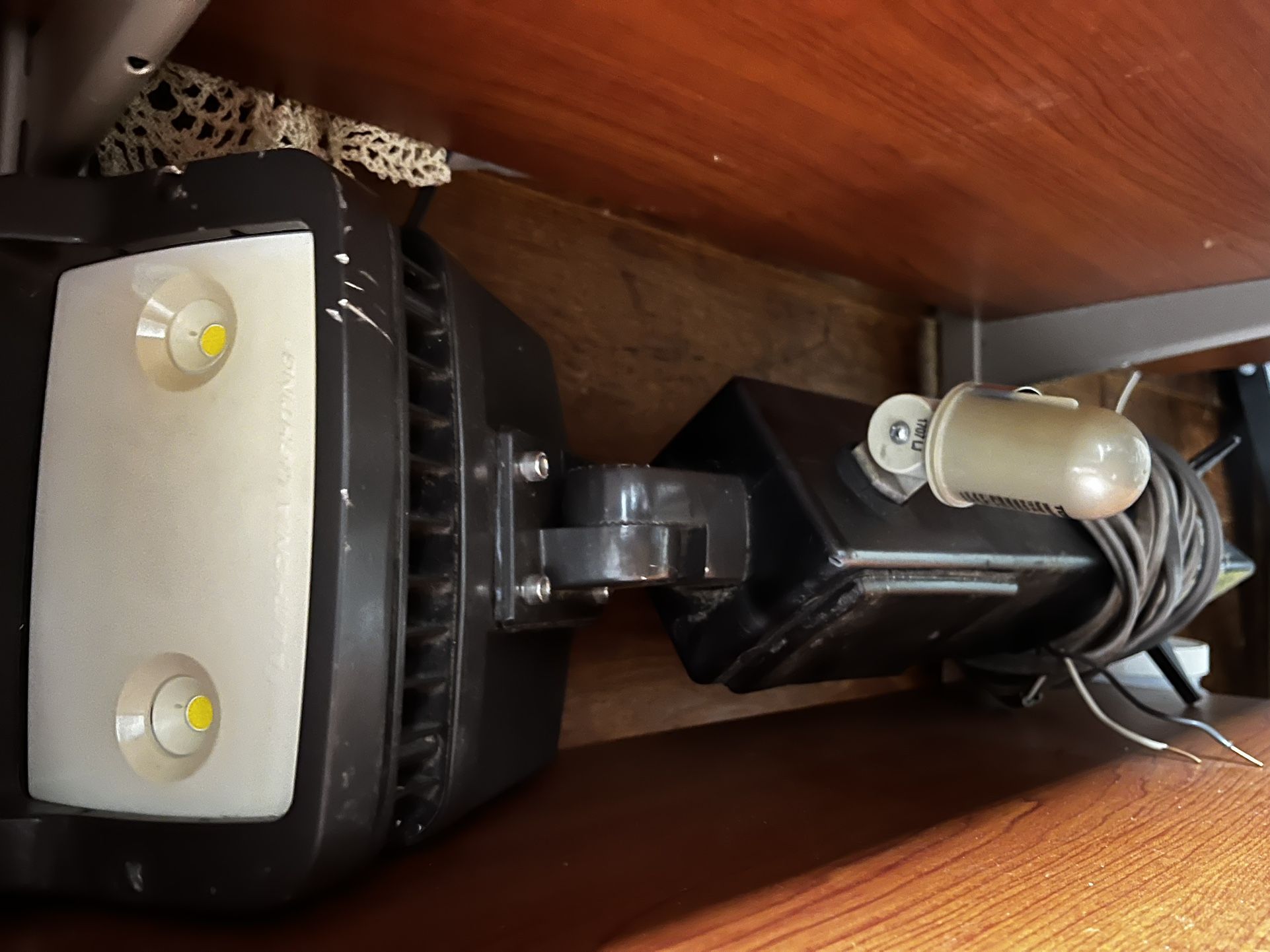 LED Floodlights With Post