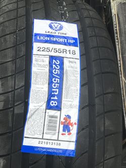 Lion sport 225/55/18 for $75 each