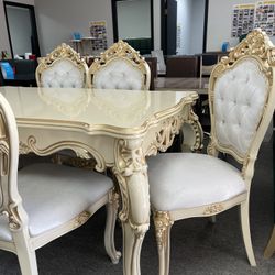 New In The Box 📦 Dining Table With 6 Chairs - Delivery And Financing Available 