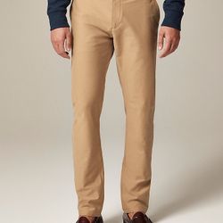 J. Crew 32 X 34 Khaki Tan Slim Fit Flex Tech Pant Stretch Casual Chino