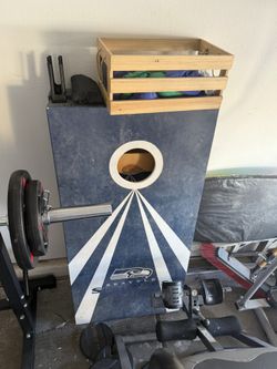 SEAHAWKS CORNHOLE Set
