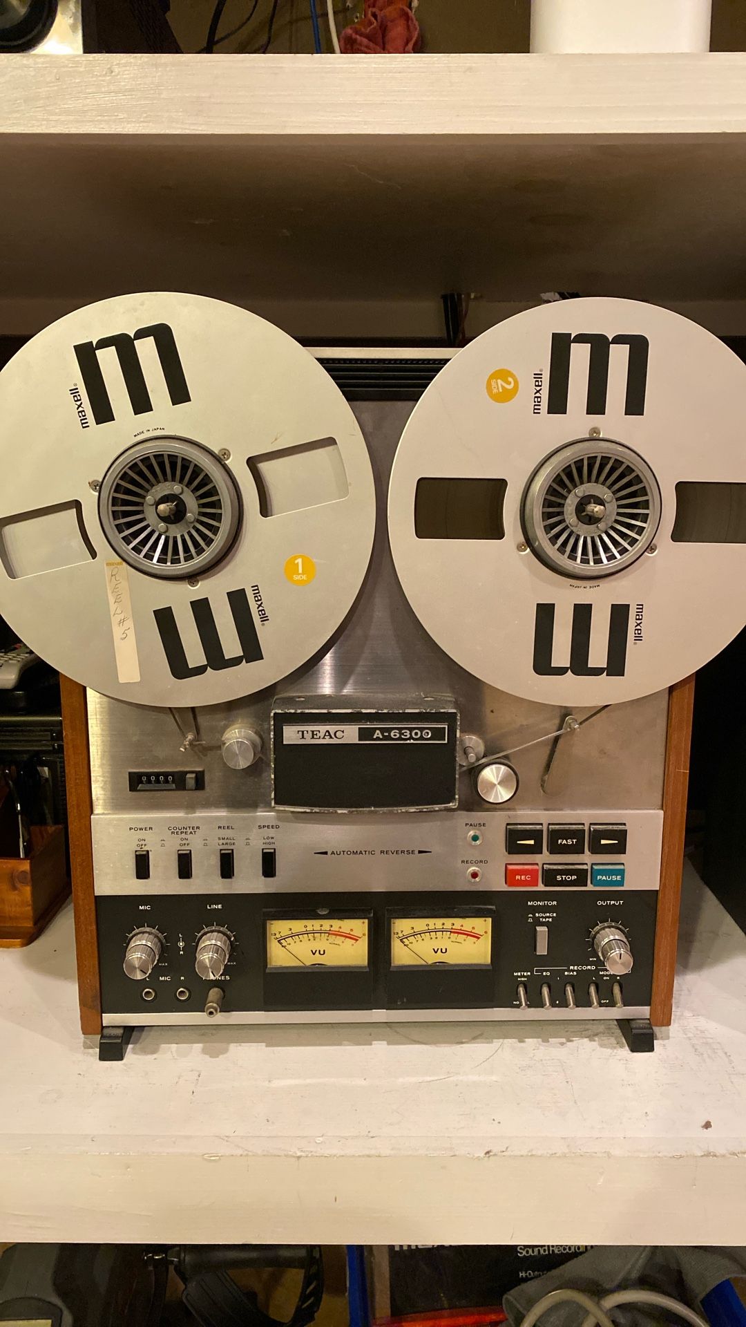 Reel To Reel Tape Player Recorder