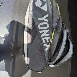 Yonex 7626EX Dark Gray Badminton Tennis 6 Rackets Bag