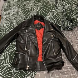 Straight To Hell Vegan Leather Jacket