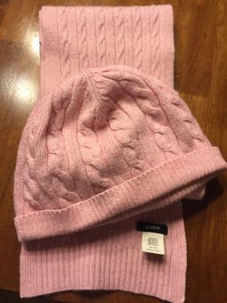 J.Crew hat and scarf