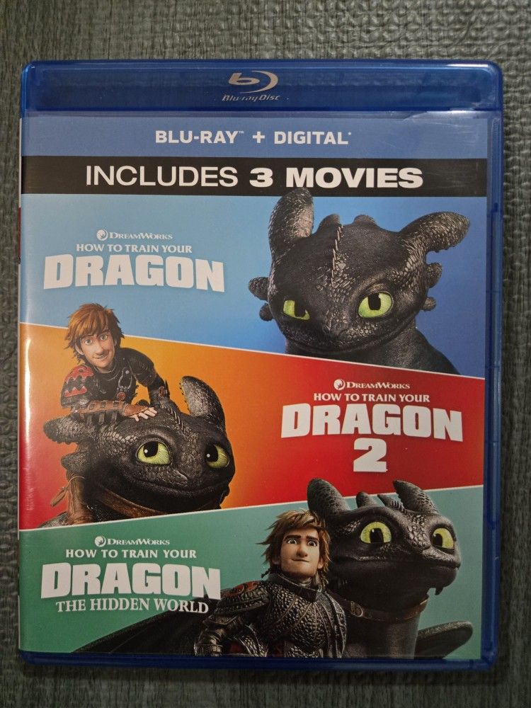 How To Train Your Dragon Blue Ray Trilogy