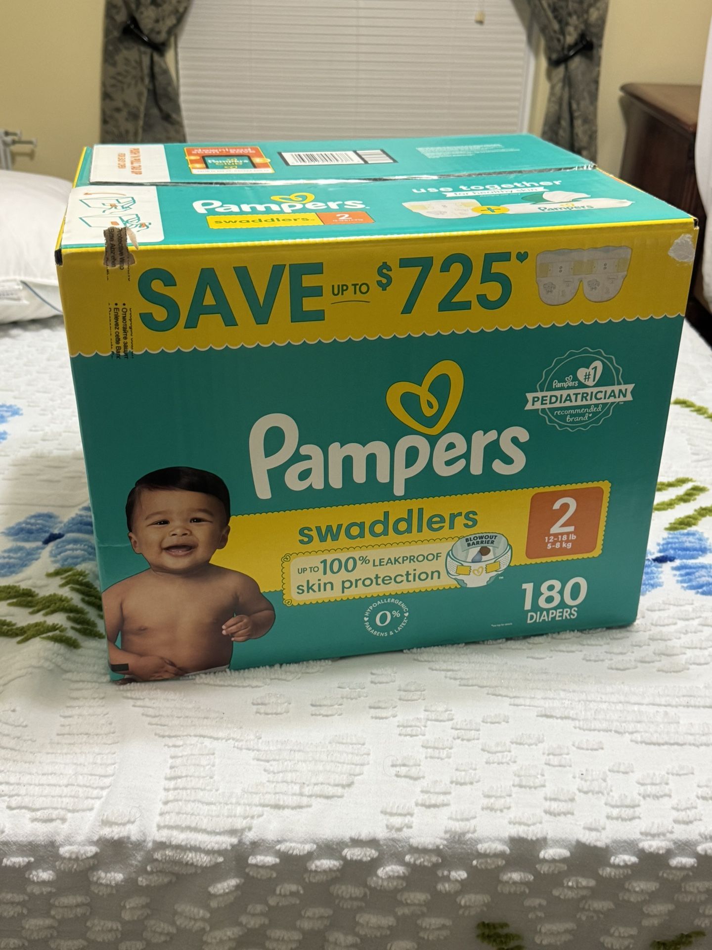 Pampers Box Of 180