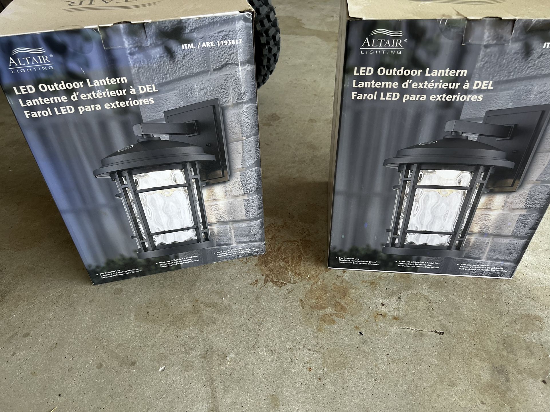 Brand New Exterior Lantern Lights Light From Costco