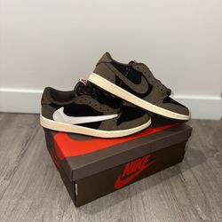 Travis Scott X Air Jordan 1 Lows "mocha "  