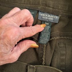 Ralph Lauren Distressed Jeans Like New Size 20