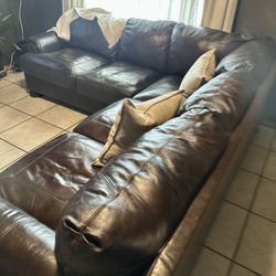 Very Loved Leather Sectional