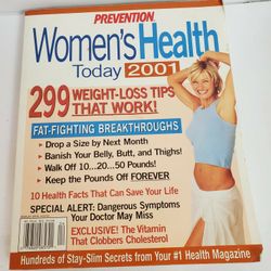 Collectable book Prevention Women’s Health Today 2001 /299 weight loss tips