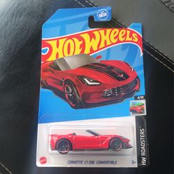 Hot Wheels Corvette C7 Z06 Convertible