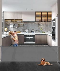 Retractable gate for infants, toddlers, pets