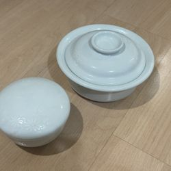 Asian Soup Bowl And Rice Bowl