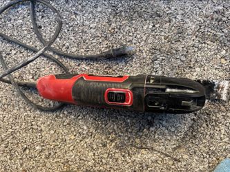 Corded Rotary Tool Red and Black