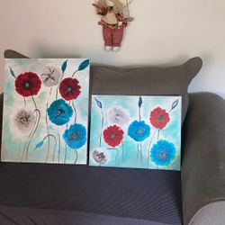 Set Of Paintings For Sale 