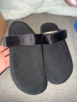 NEW Black Uggs Tasmans 8.5w clogs with backstrap