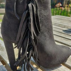 Brand New Black Ankle Boot Size 5.5