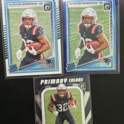Treveyon Henderson Optic Rookie Lot 