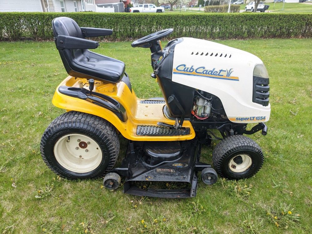 Cub Cadet Super LT1554 Garden Tractor Riding Lawn Mower 27HP 54" Hydro