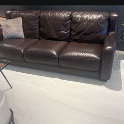 Leather Sofa 