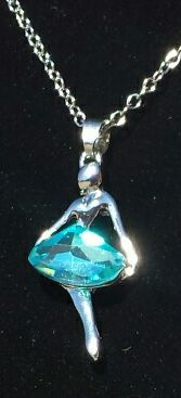 Crystal Dancer Necklace and Earings Set