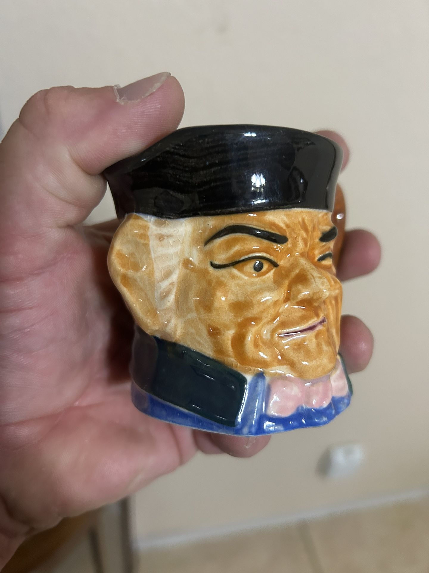 Vintage Toby Mug Old Englishman Creamer