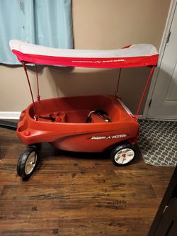Radio flyer wagon and canopy