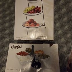 "Parini" Lot Of 2 Serving Dish Sets