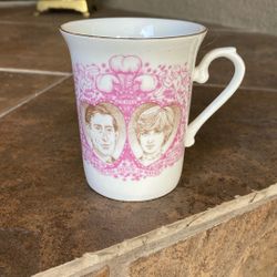 Rare vintage collectible item Price Charles Lady Diana Spencer wedding coffee cup , no chips or cracks in perfect condition