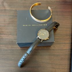 daniel wellington watch and bracelet 