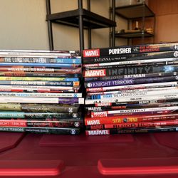 37 Marvel And DC TPB And HC Comics