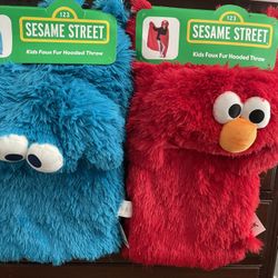 Sesame Street Kids Hooded throw 