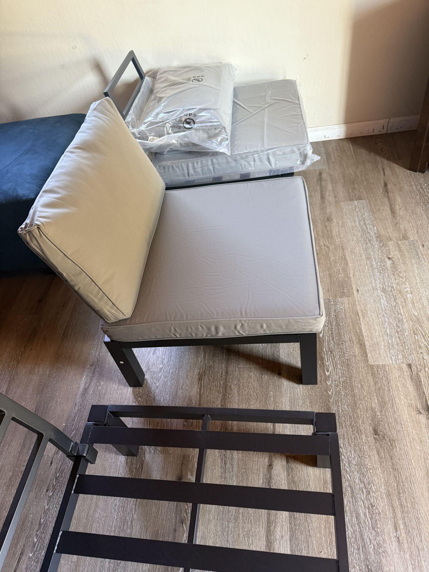 STEEL SOFA SET _A1 GRAY