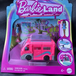 BARBIE LAND ‘MINI ‘. PINK CAMPER