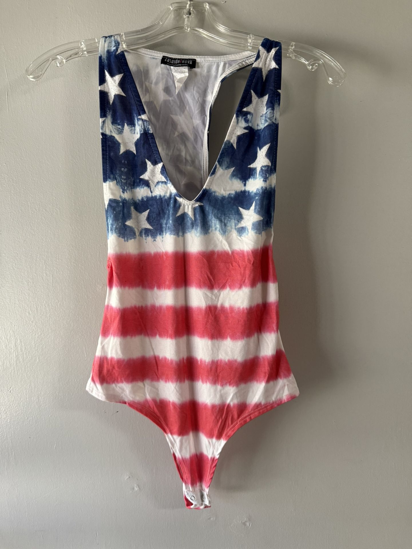 Red, White And Blue Bodysuit