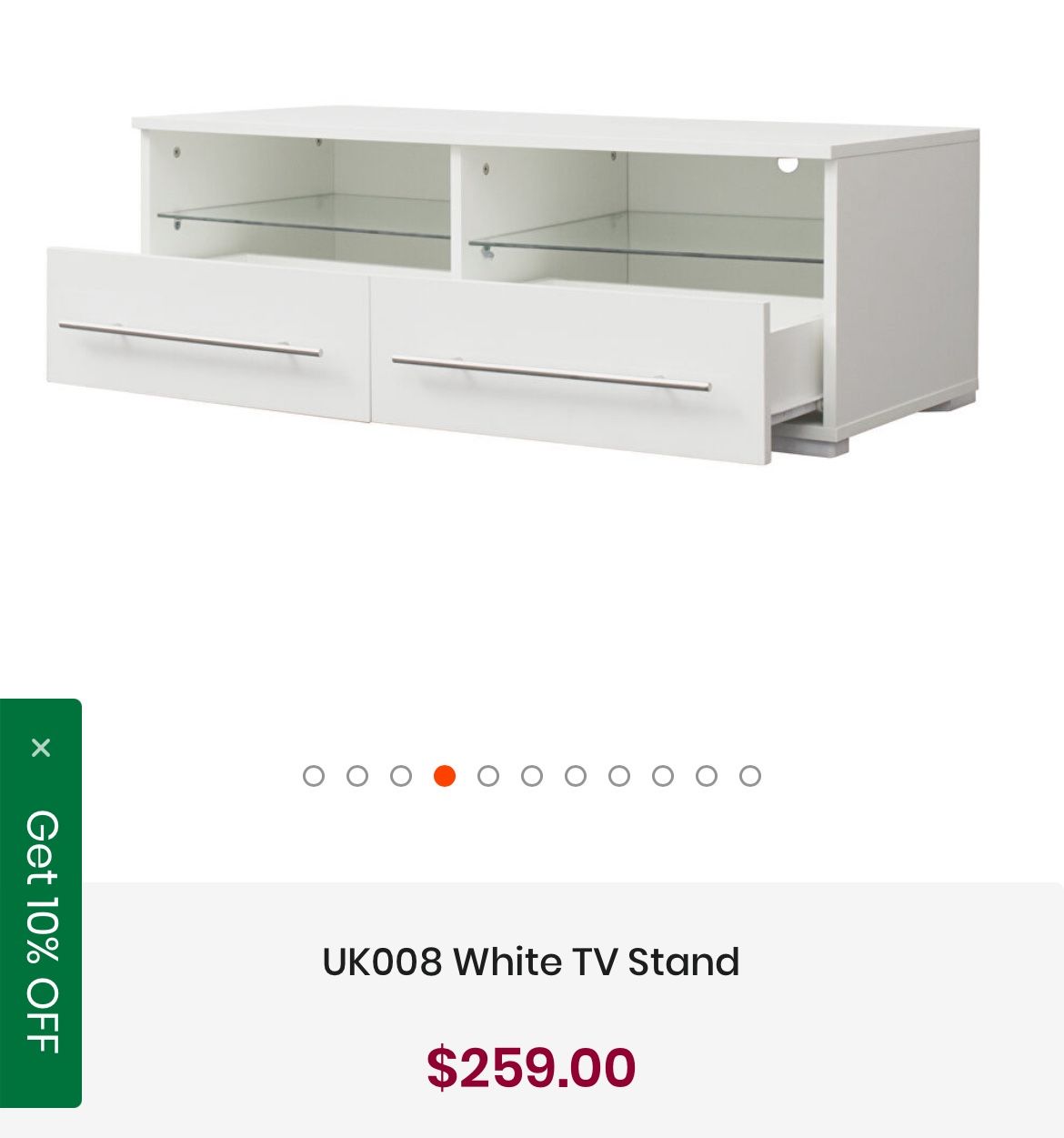 Brand New Tv Stand - White