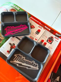 3D printed Milwaukee parts tray