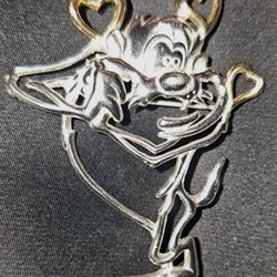 Warner Bros Sterling Silver Brooch Taz