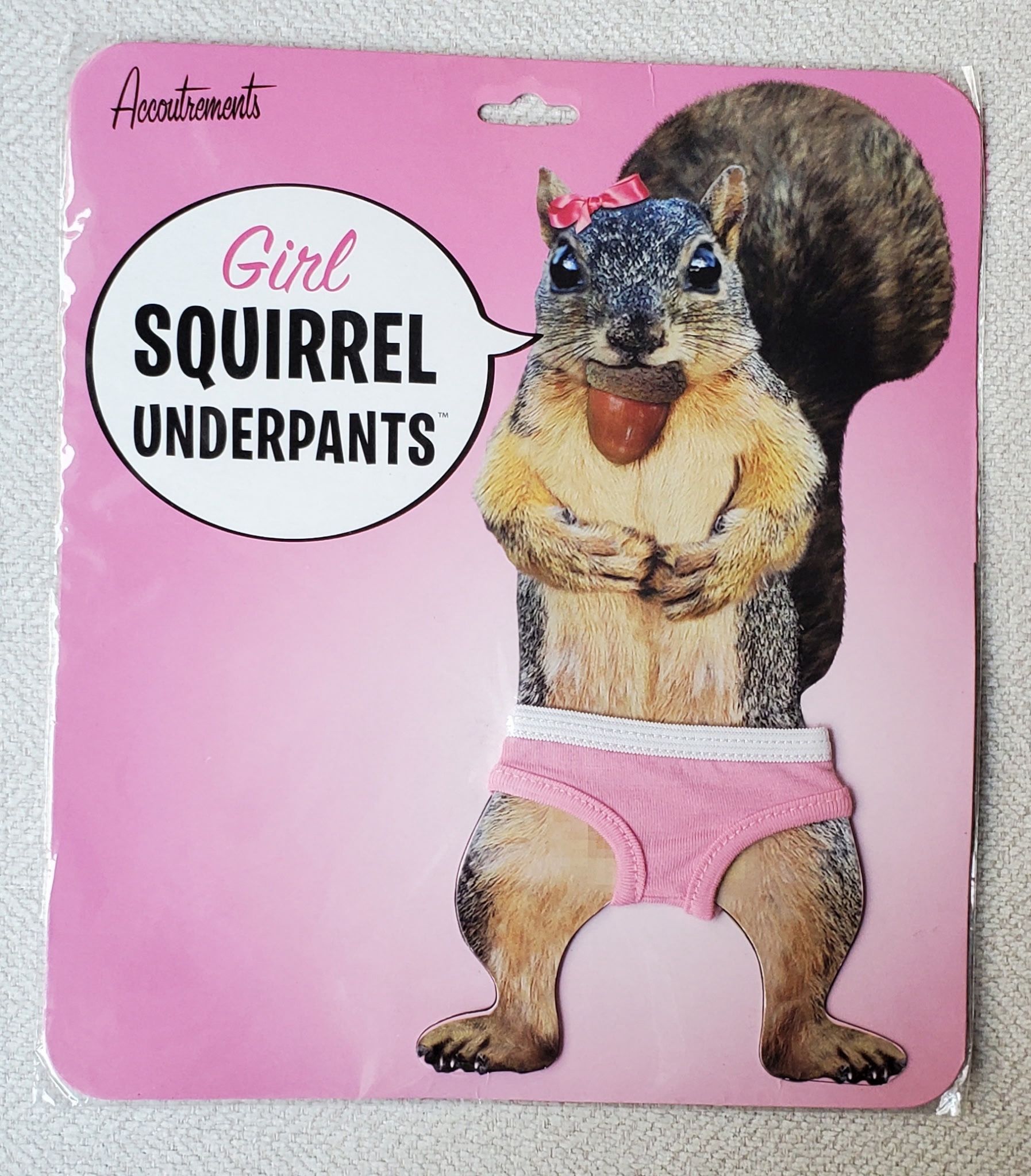 Girl Squirrel Underpants Joke