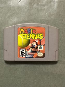 Authentic Mario Tennis N64