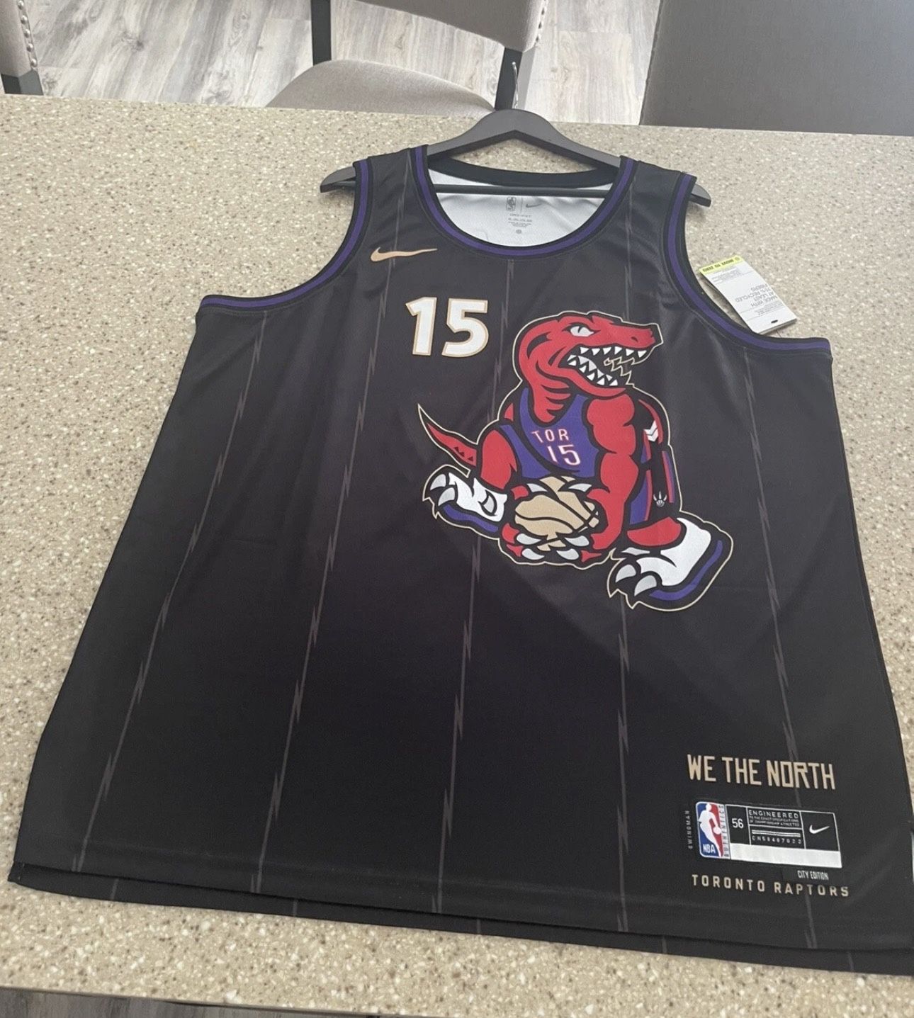 Size Xl, Derek, Carter, Toronto Raptors, City, Edition, Rare
