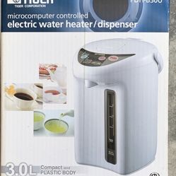Electric water heater dispenser