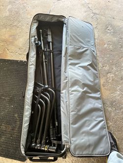 2 c-stands and case
